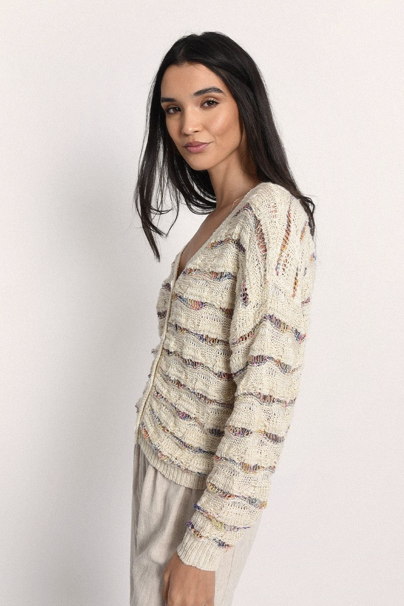 ABBY CARDIGAN - CREAM