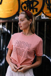 MOM MODE TEE - CORAL