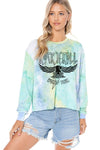 ROCK N ROLL WORLD TOUR EAGLE GRAPHIC SWEATER