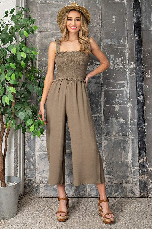 JESSIE JUMPSUIT - OLIVE