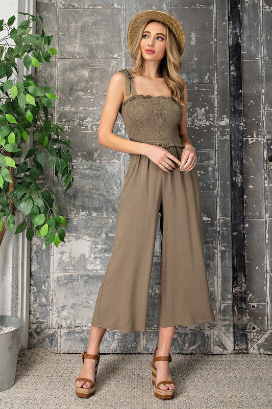 JESSIE JUMPSUIT - OLIVE