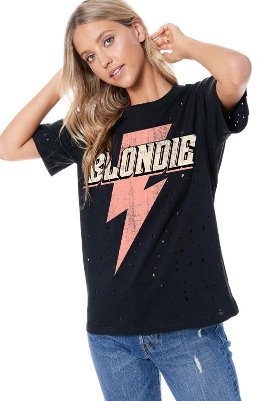 BLONDIE TEE - BLACK