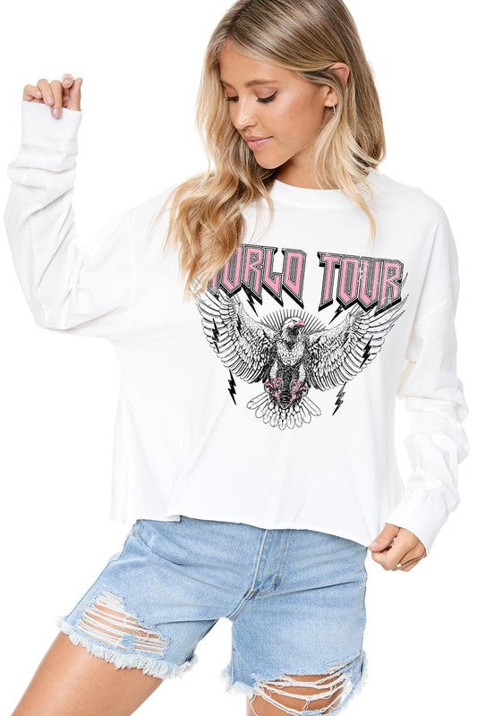 WORLD TOUR SWEATER - WHITE