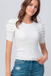 CLAIRE TOP - IVORY