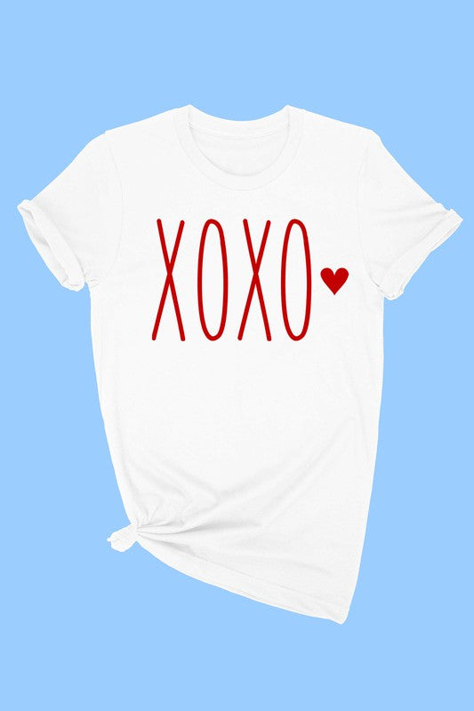 XOXO TODDLER TEE - WHITE