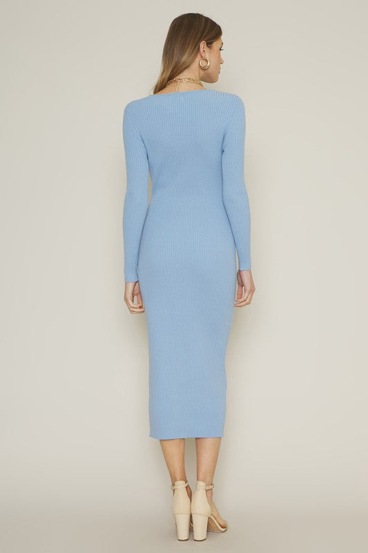 SKYE DRESS - BLUE