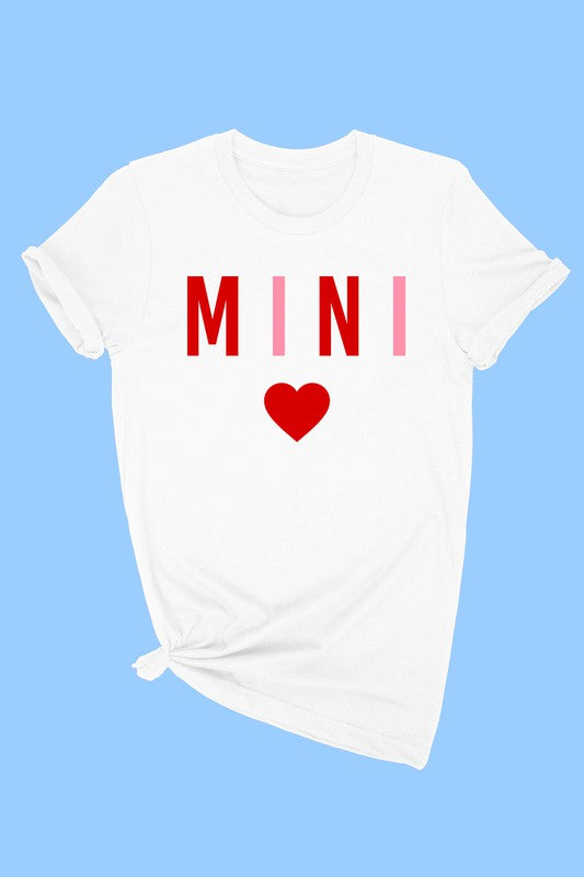 MINI HEART TODDLER TEE - WHITE