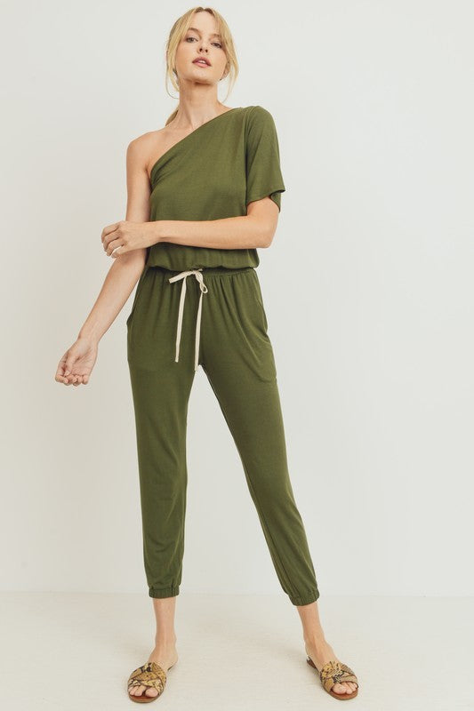 JESS JUMPSUIT - OLIVE