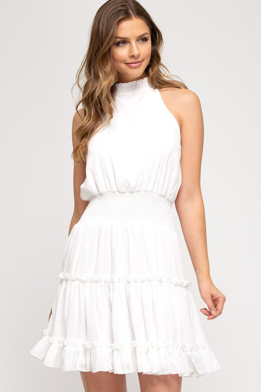 LANA DRESS -  WHITE