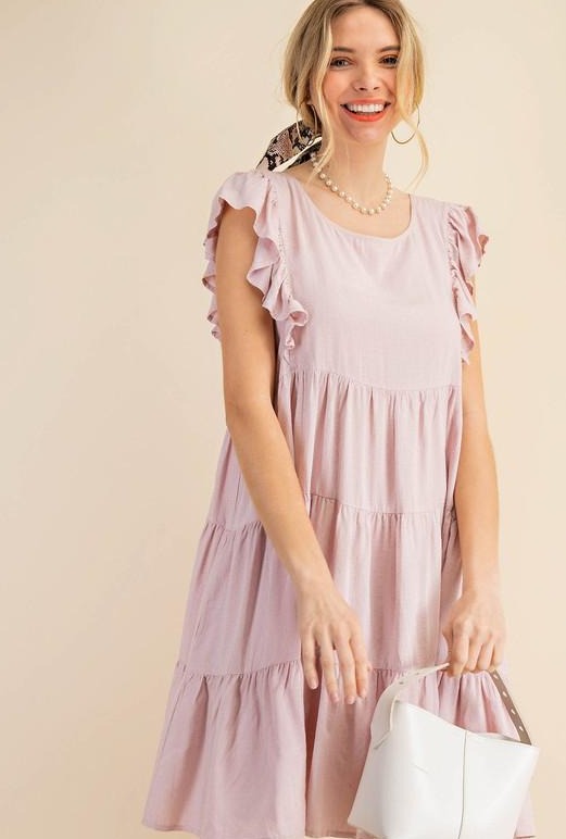 TERRA DRESS - DUSTY PINK