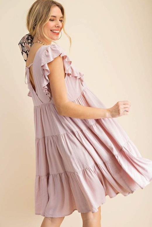 TERRA DRESS - DUSTY PINK