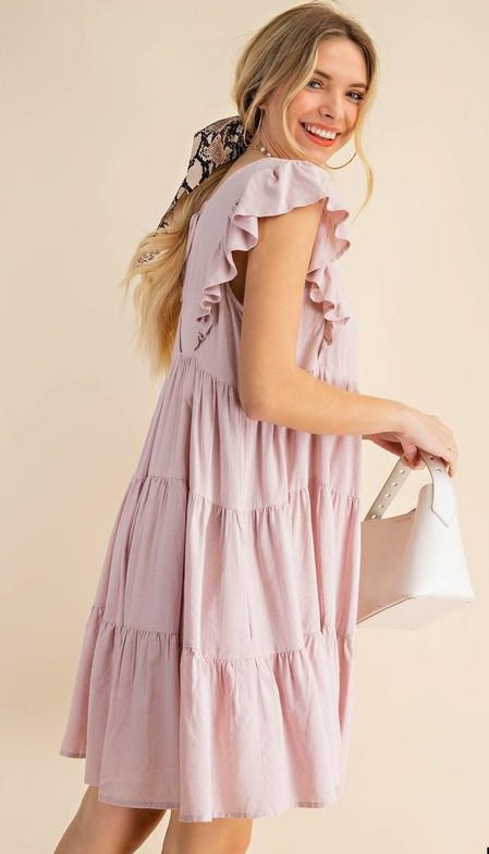 TERRA DRESS - DUSTY PINK