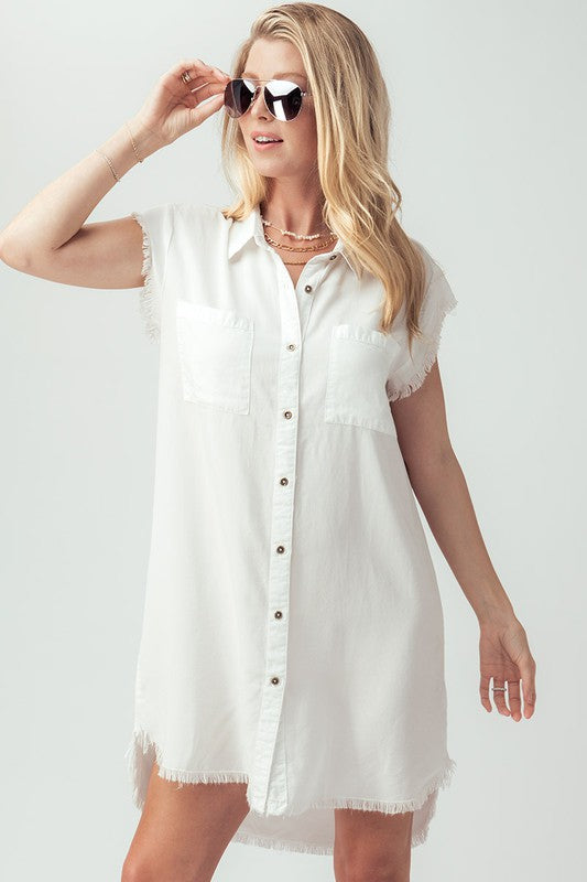 WANDA DRESS - WHITE