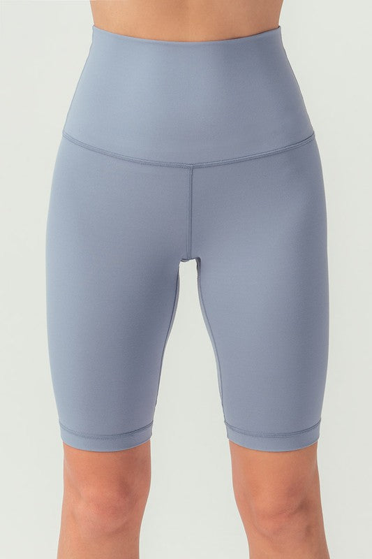 LISA BIKER SHORT - BLUE STONE