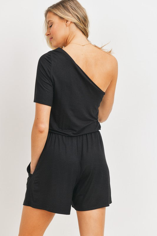 LINA ROMPER - BLACK