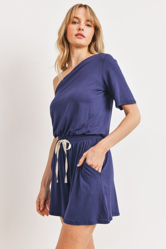 LINA ROMPER - NAVY