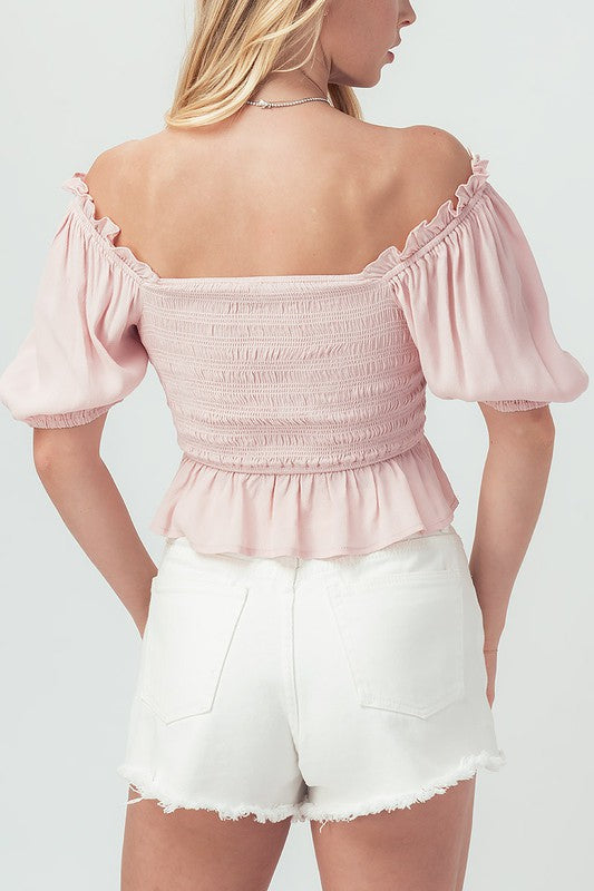 TERRY TOP -  PINK