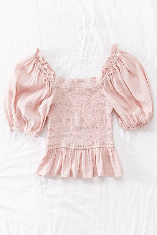 TERRY TOP -  PINK