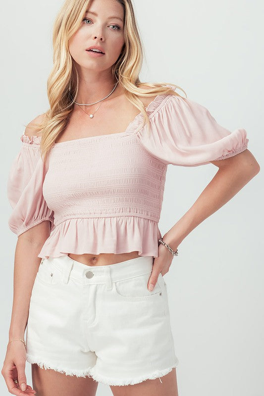 TERRY TOP -  PINK