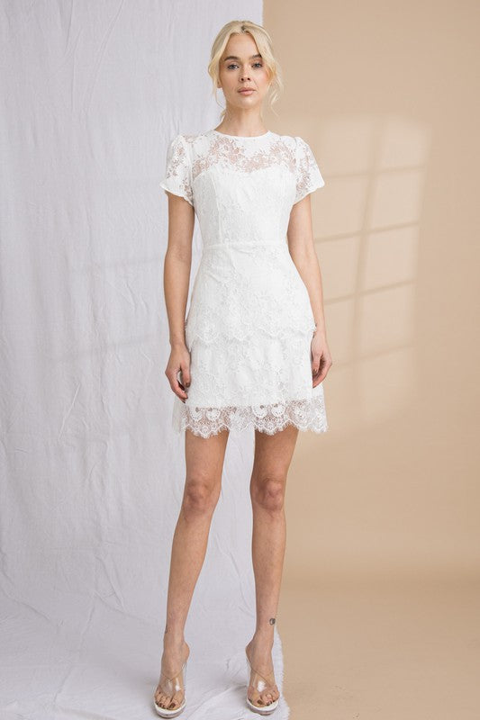 TRACIE DRESS - WHITE