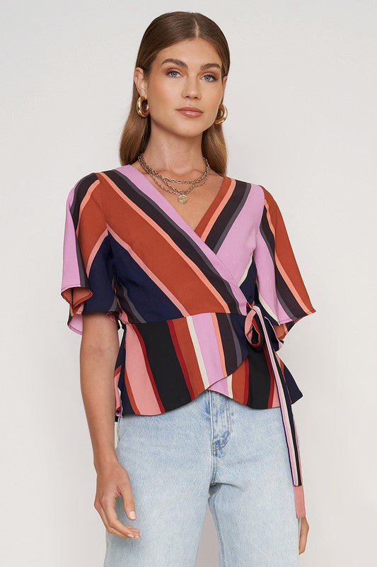 FRESNO SURPLICE TOP