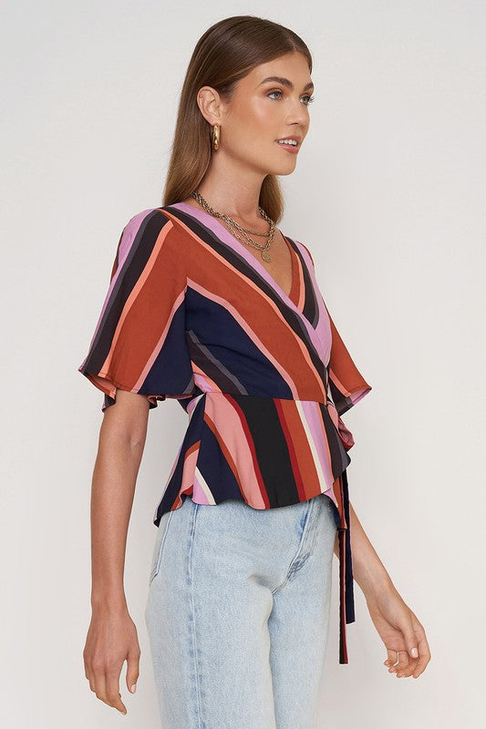 FRESNO SURPLICE TOP