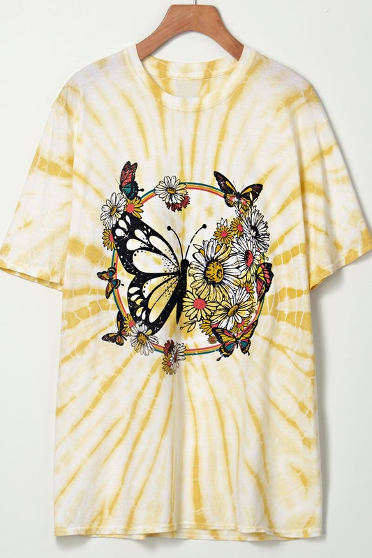 TIE DYE BUTTERFLY TEE