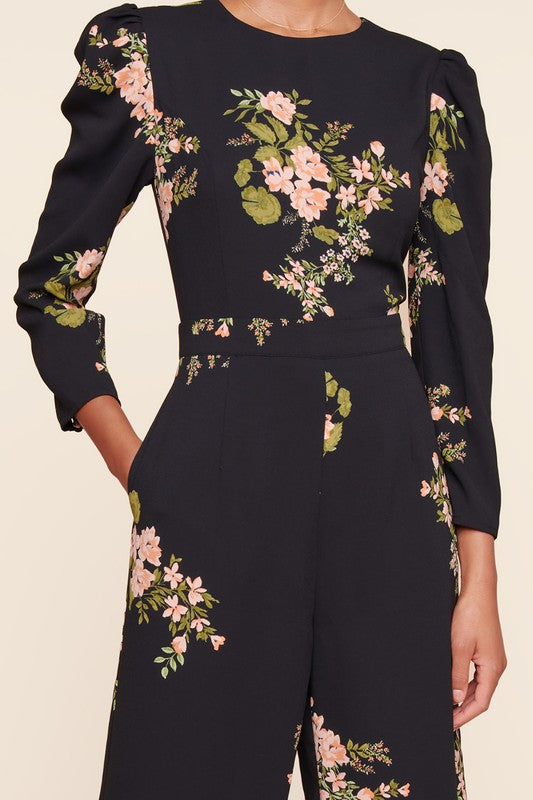 JASLEEN FLORAL JUMPSUIT