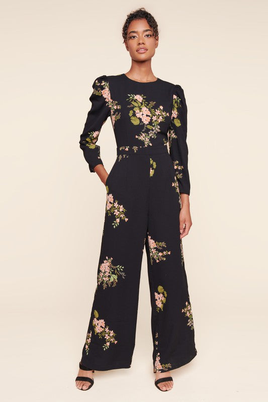 JASLEEN FLORAL JUMPSUIT