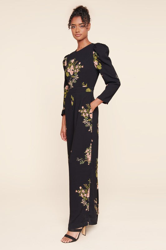 JASLEEN FLORAL JUMPSUIT