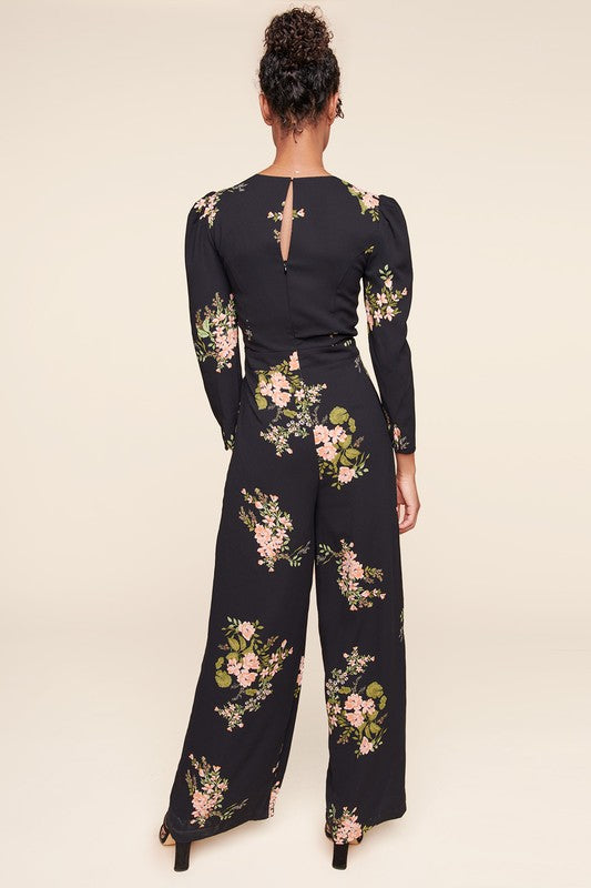 JASLEEN FLORAL JUMPSUIT