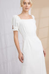 ALBANY DRESS - WHITE