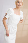ALBANY DRESS - WHITE