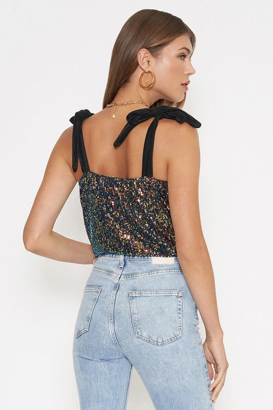 SAN FRAN SEQUINS BODYSUIT