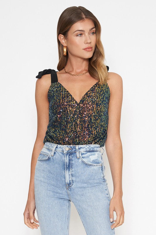 SAN FRAN SEQUINS BODYSUIT