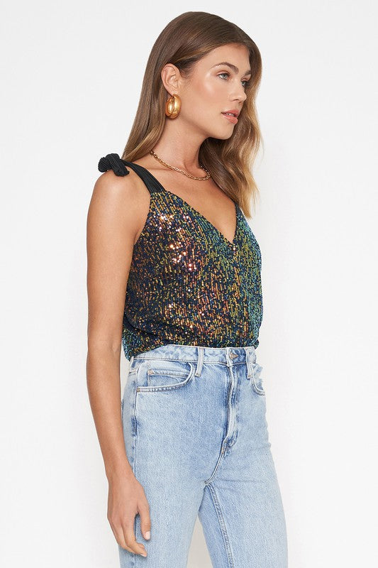 SAN FRAN SEQUINS BODYSUIT