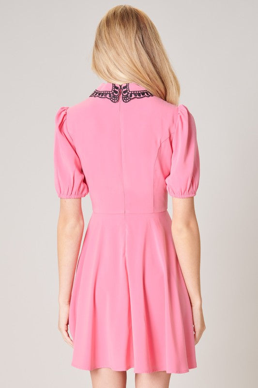 THINK PINK MINI DRESS