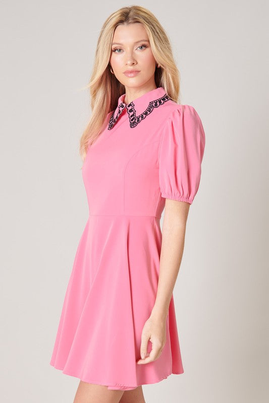 THINK PINK MINI DRESS