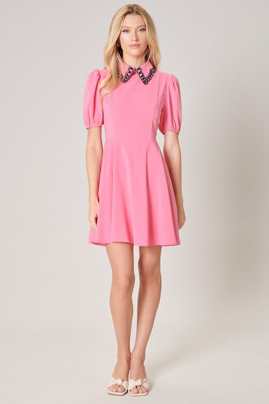 THINK PINK MINI DRESS