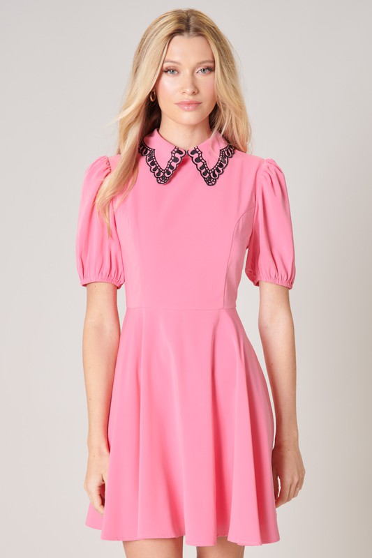 THINK PINK MINI DRESS