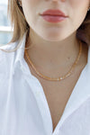 MARQUIS TENNIS NECKLACE - YELLOW TOPAZ