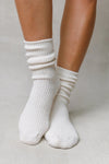 SOFT COTTON RIBBED SOCKS (VARIOUS COLOURS)
