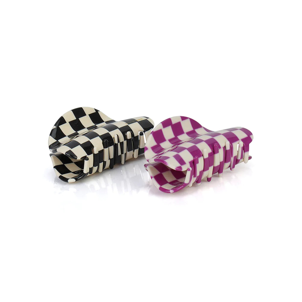 CHECKERED HIGH CLIP (VARIOUS COLOURS)