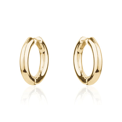 THIN SMALL HOOPS - GOLD