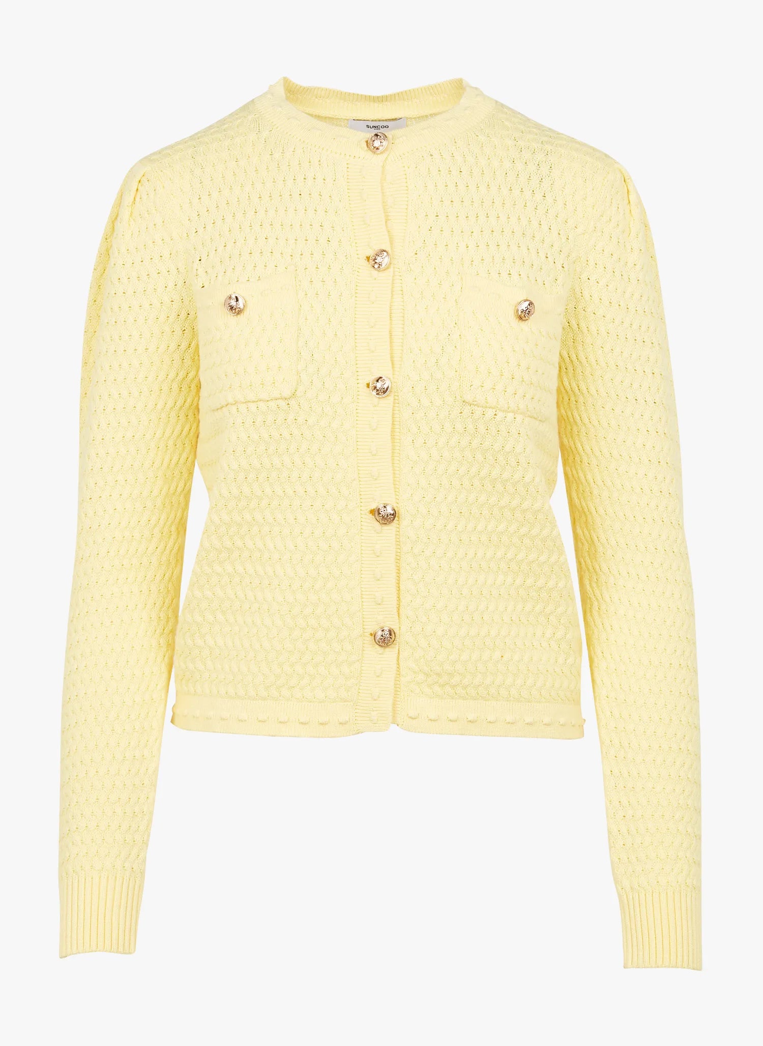 GERONNE CARDIGAN - JAUNE