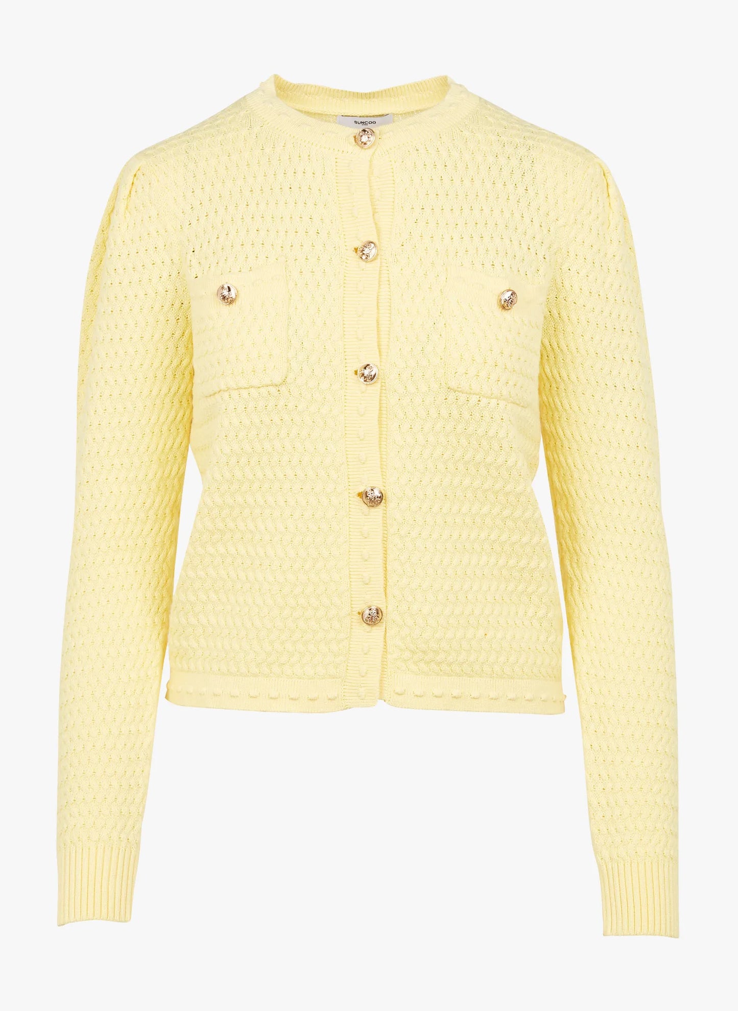 GERONNE CARDIGAN - JAUNE