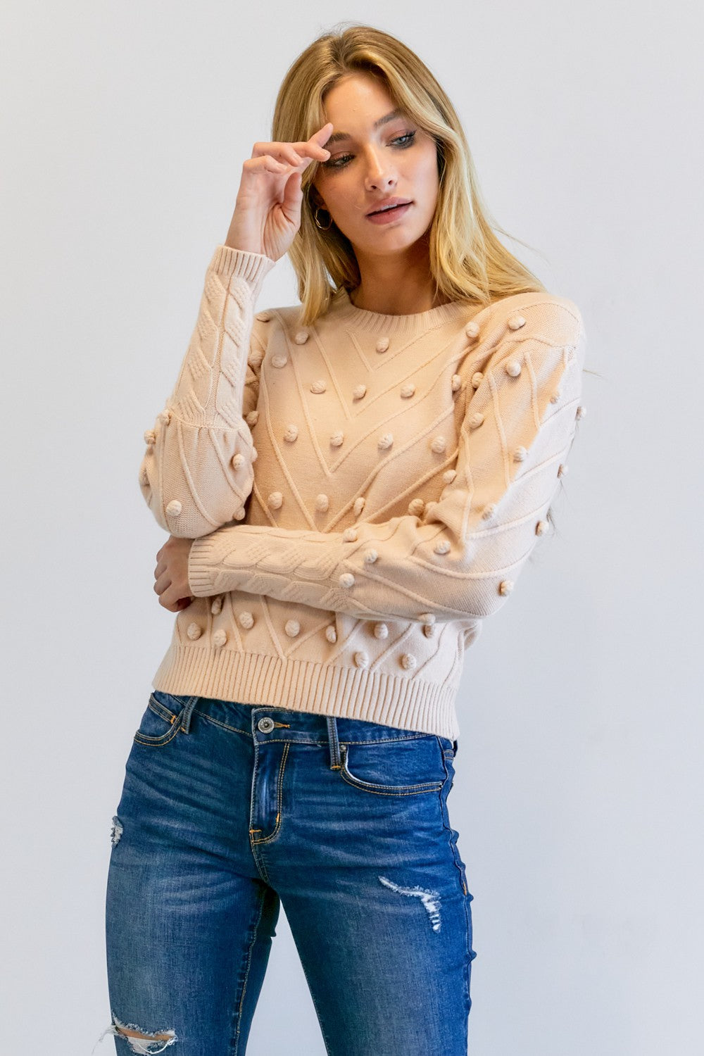 MADRID SWEATER - TAUPE