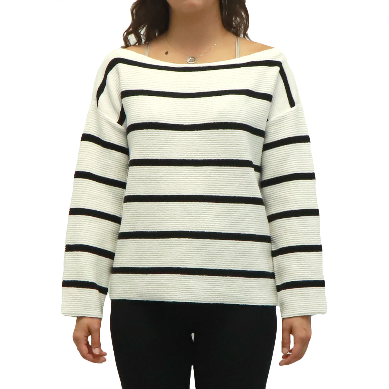 OLIVIA STRIPED SWEATER