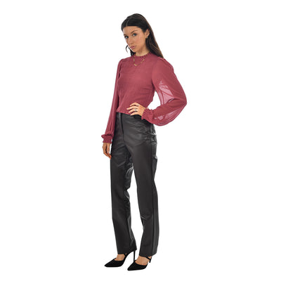 KENNEDY VEGAN LEATHER PANT- VARIOUS COLOURS (ONLINE ONLY)