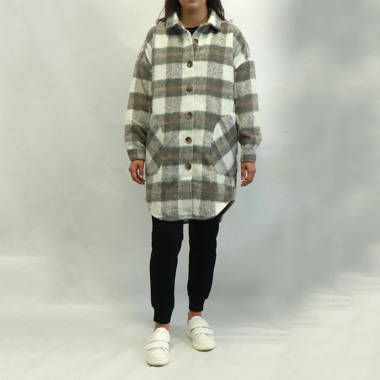 TURIN SHACKET - GREY PLAID